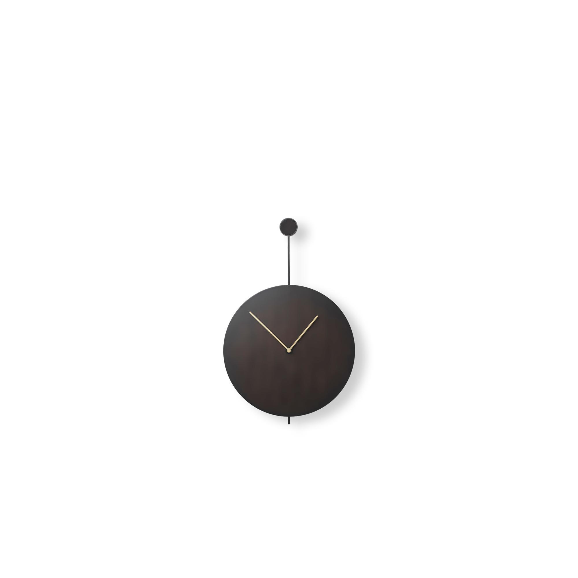 Orologio da Parete Ferm Living Trace Nero/ Ottone