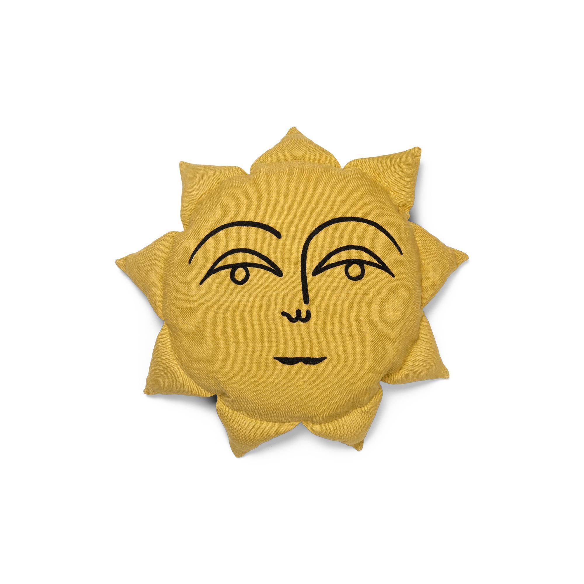 Ferm Living Sun Cushion Keltainen