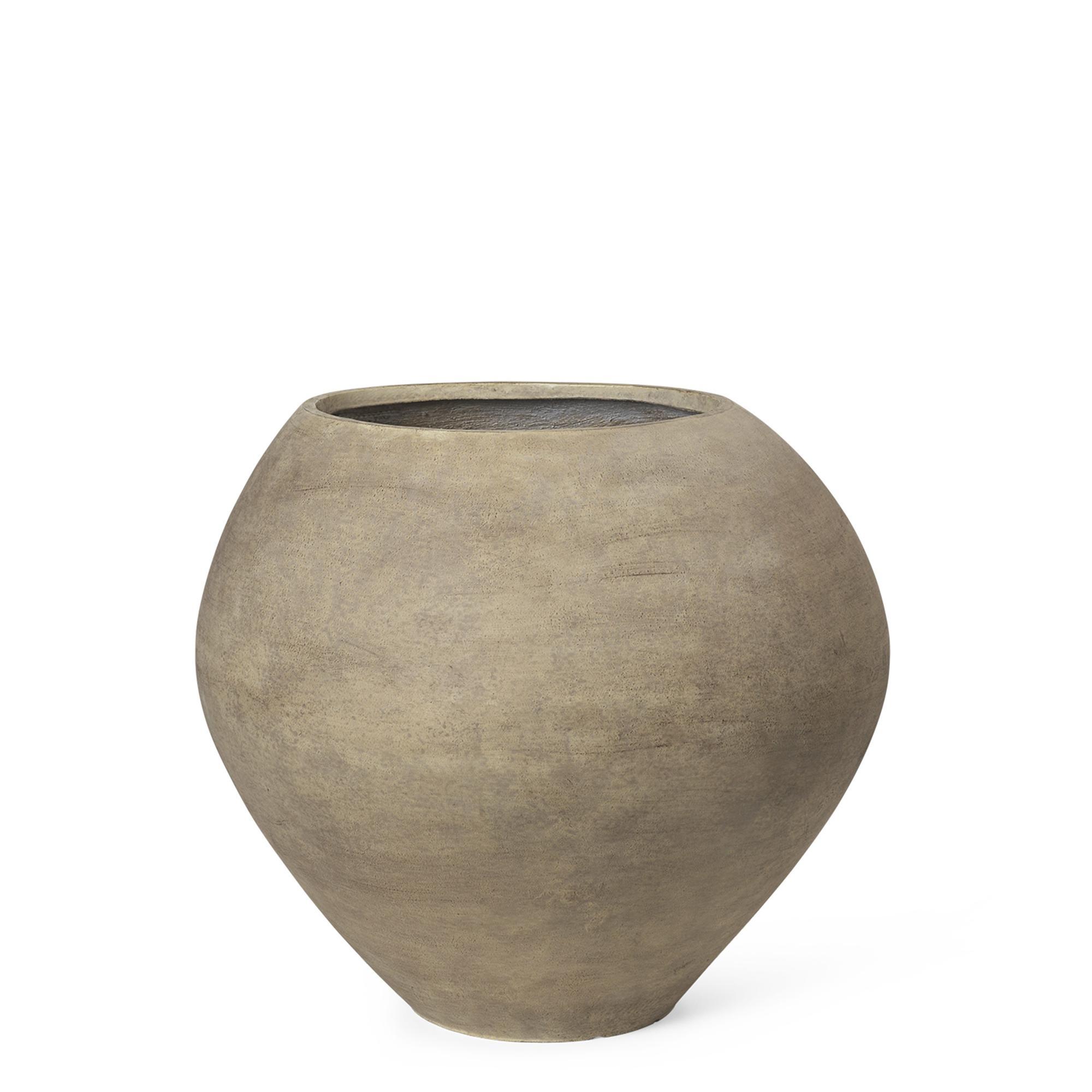 Ferm Living Dodu Vaso Alto Marrone