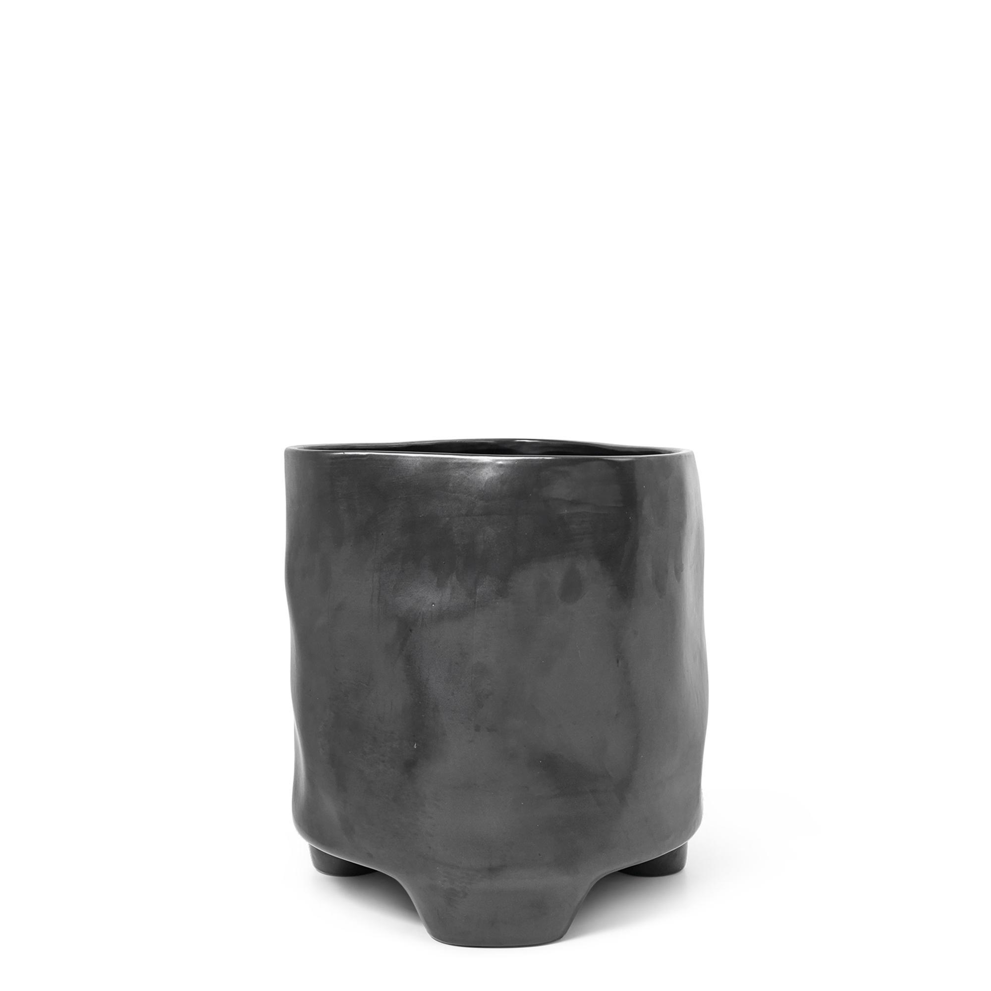 Ferm Living Esca Pot Extra Large Musta