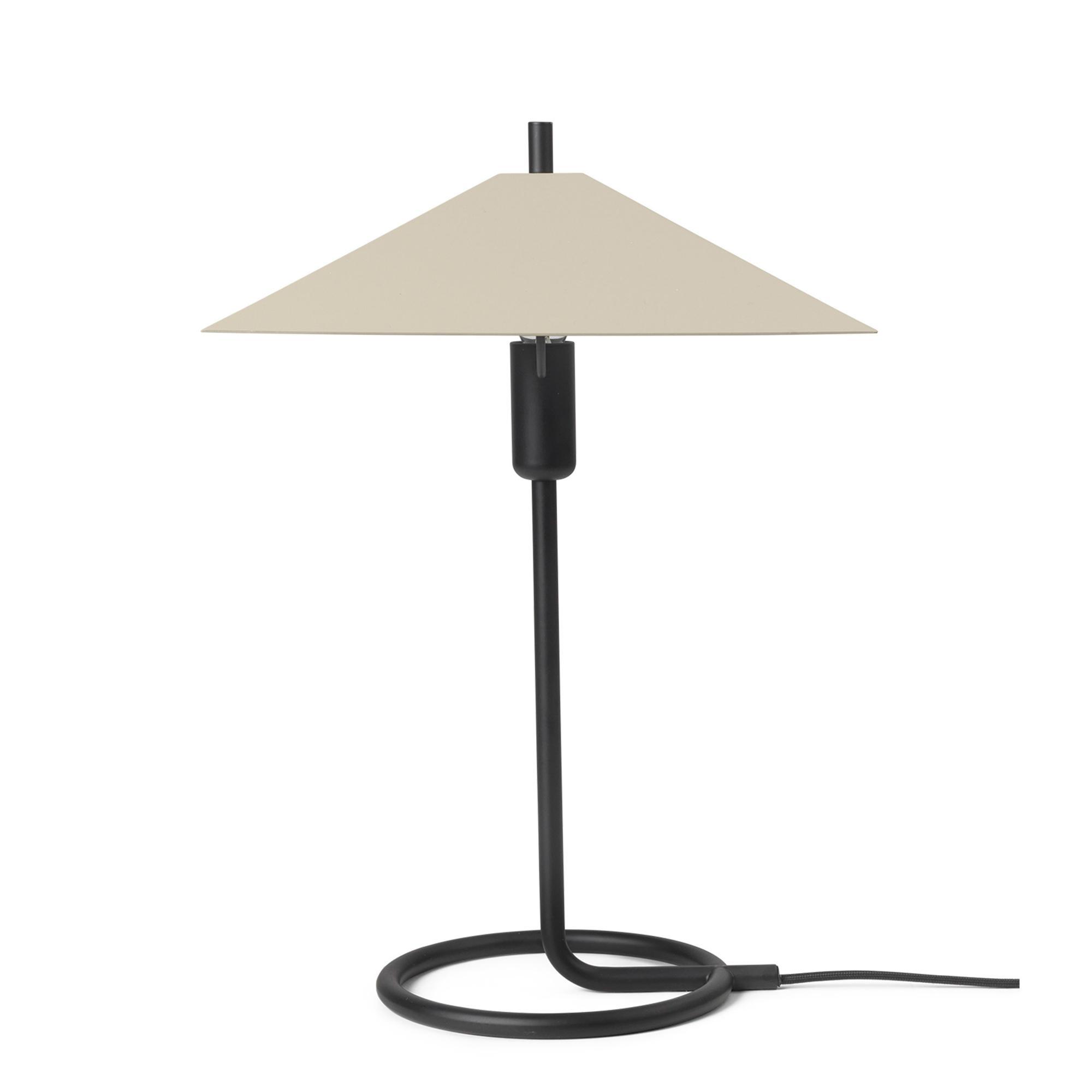 Ferm Living Filo Tischlampe Quadratisch Schwarz/ Kaschmir