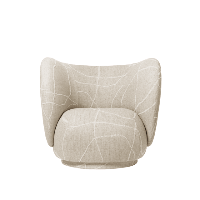 Rico Fauteuil met Draaibare Kan Lis/ Zand