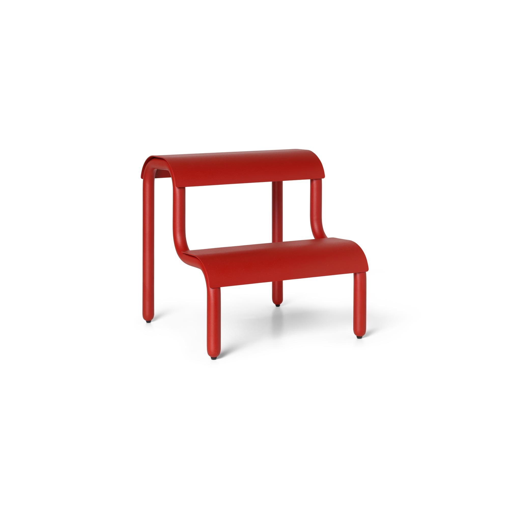 Ferm Living Up Step Stool Unikonpunainen