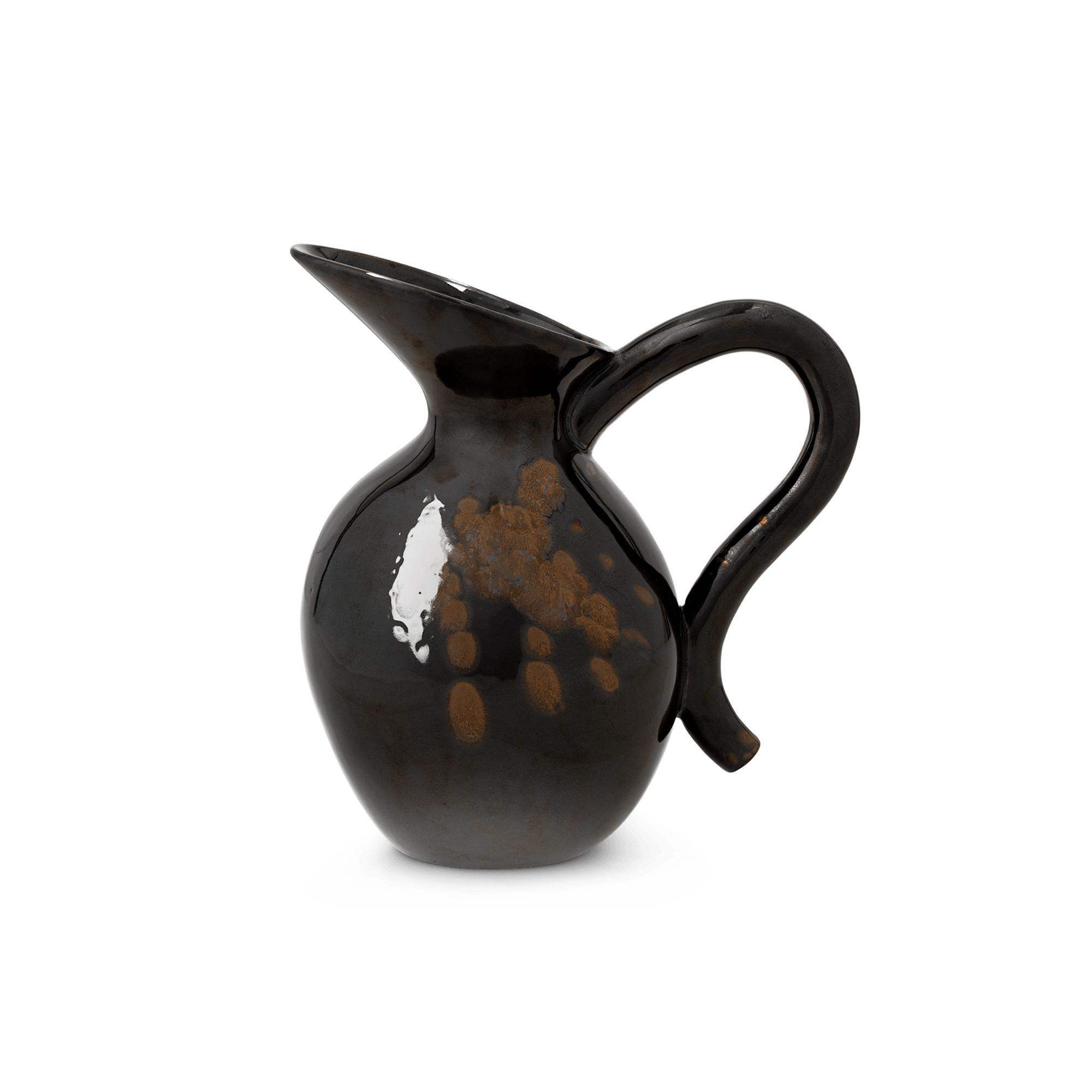 Ferm Living Verso Jug Musta/ruskea