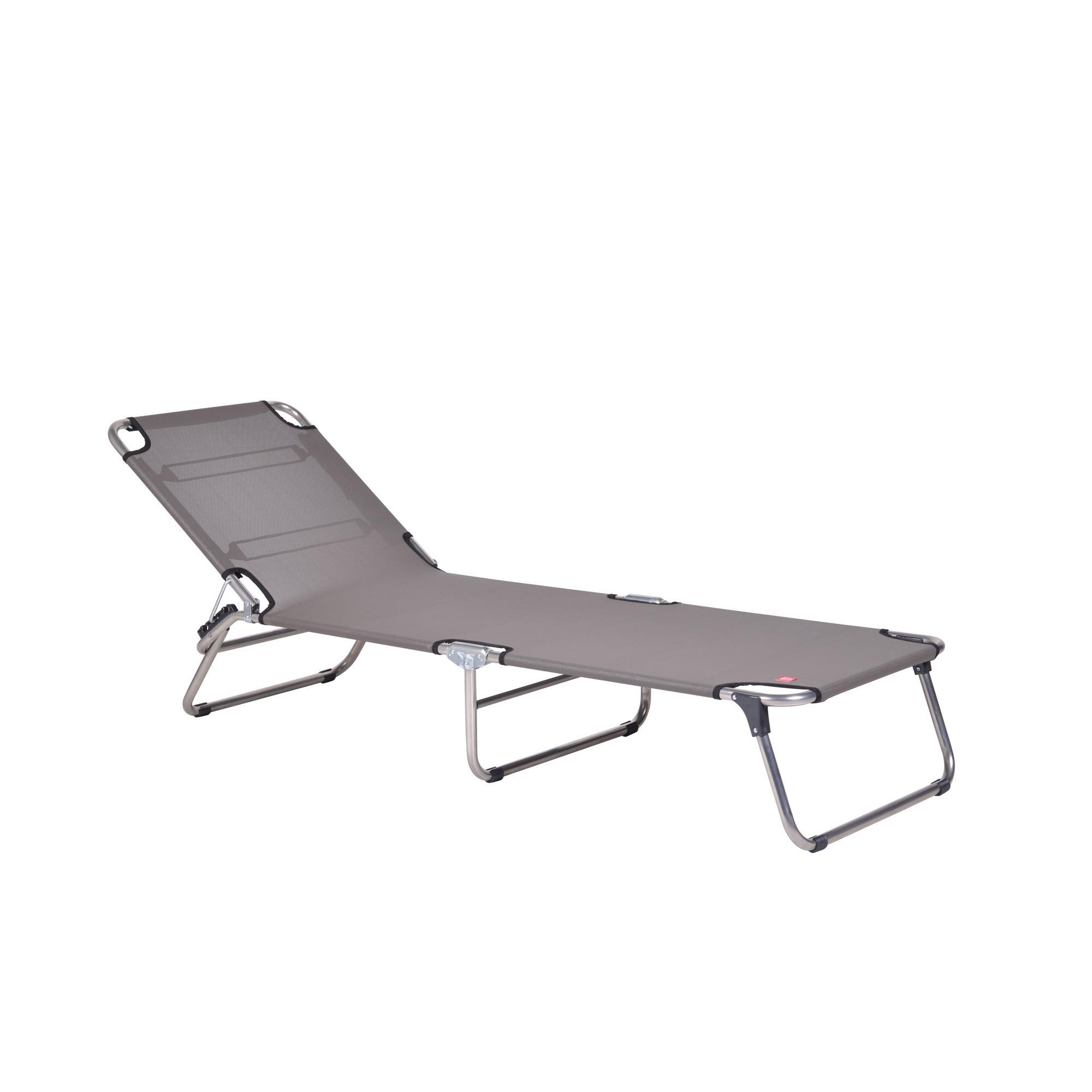 Fiam Amigo Sun Lounger Dark Gray