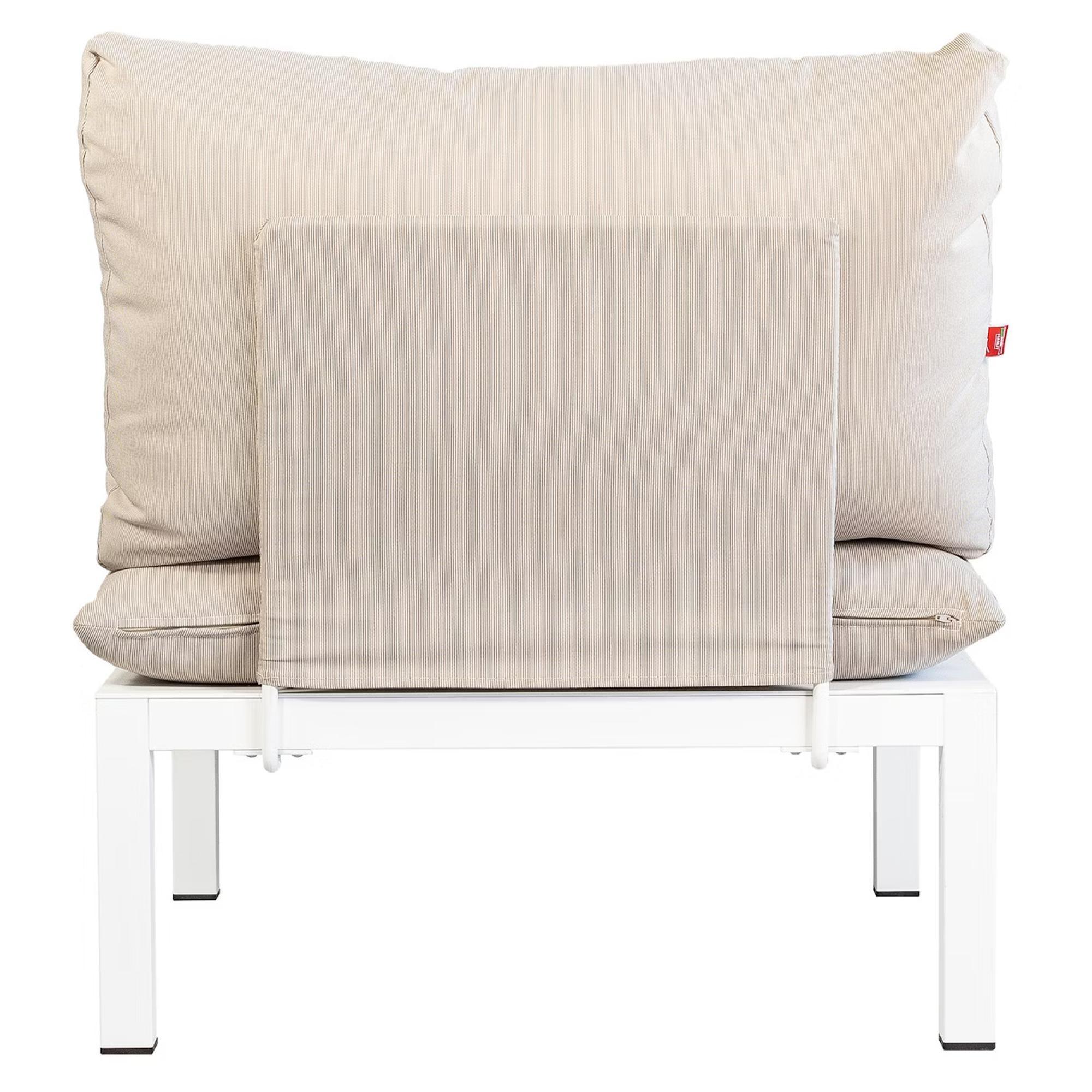Fiam Domino Parte Metallo Per Schienale/Bracciolo Beige
