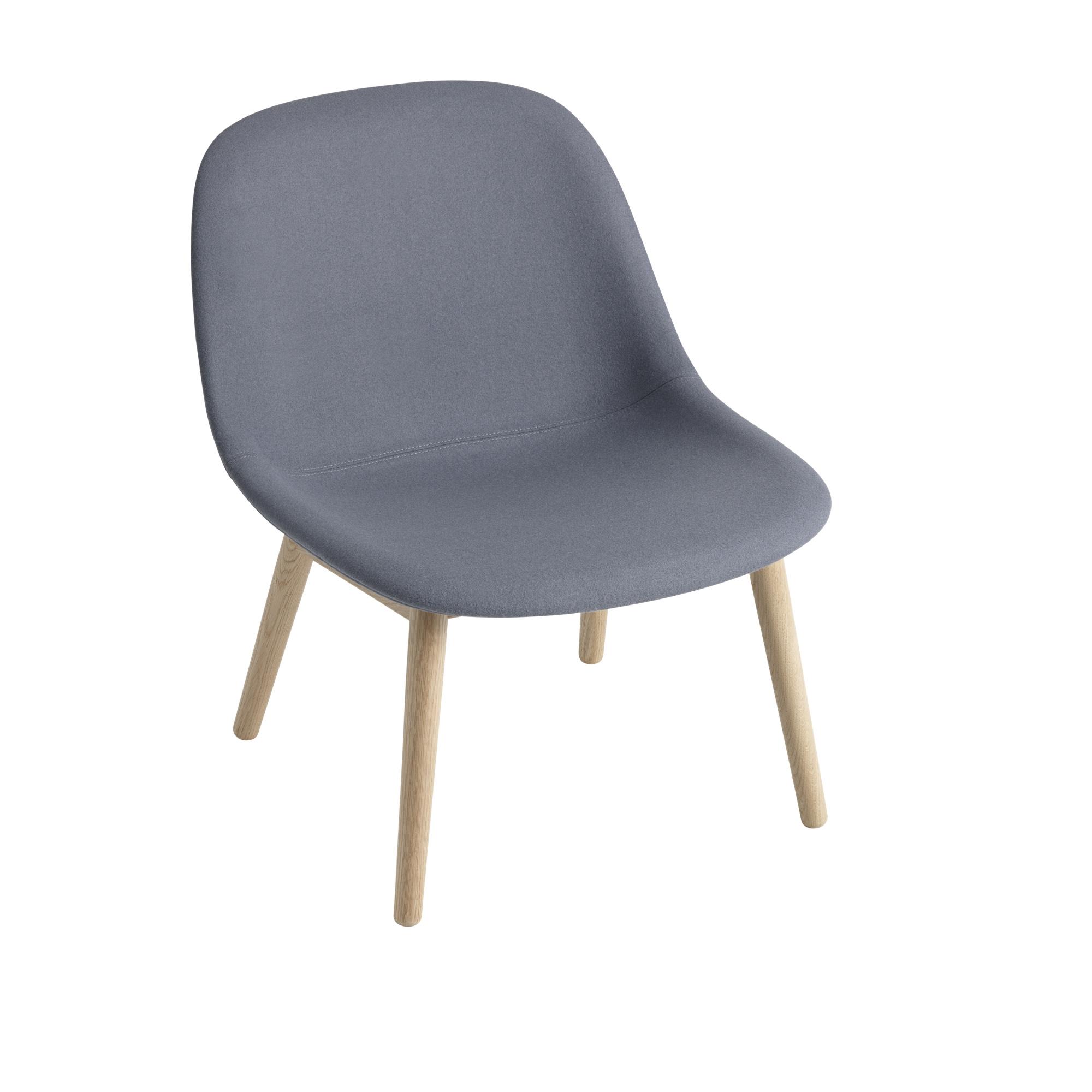 Muuto Fiber Armchair w. Wood Base Upholstered Divina 154/Oak