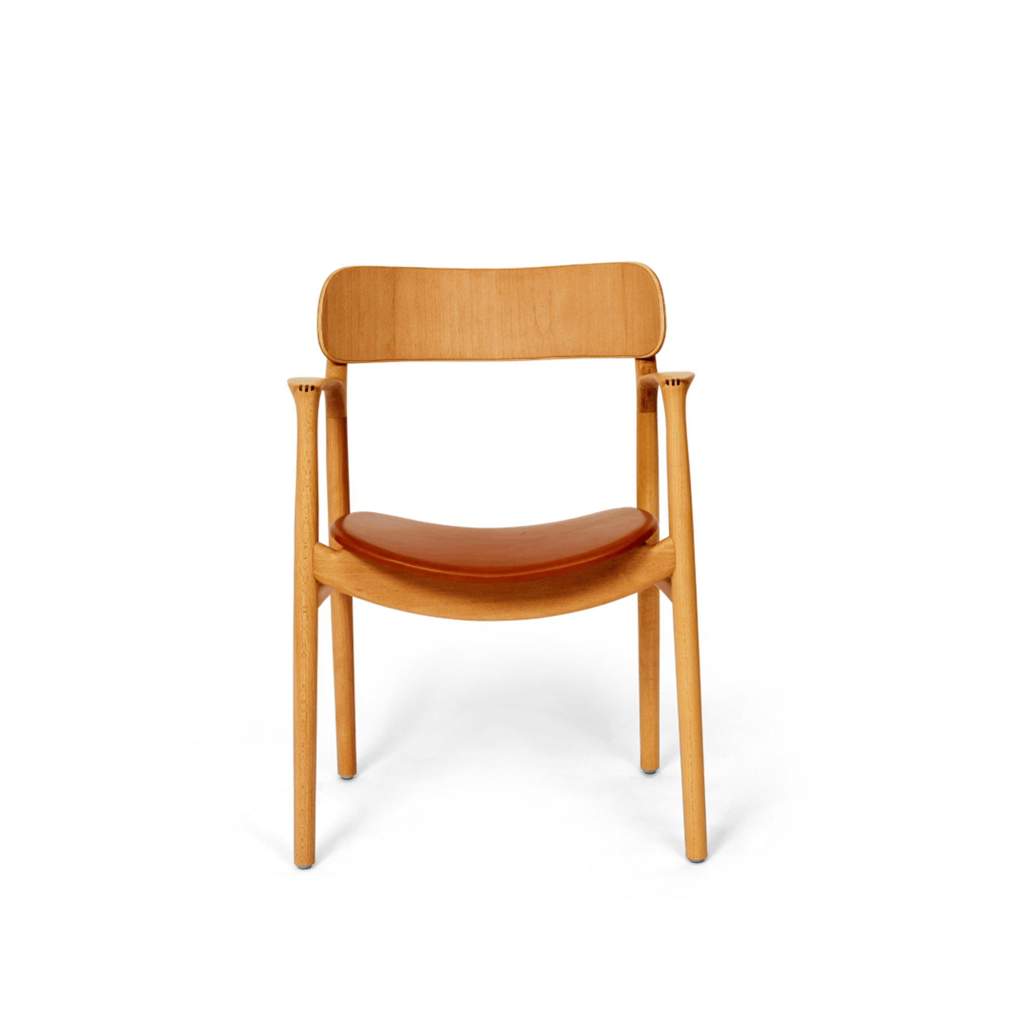 Bent Hansen Asger Dining Chair Upholstered Beech/Ranchero Whiskey