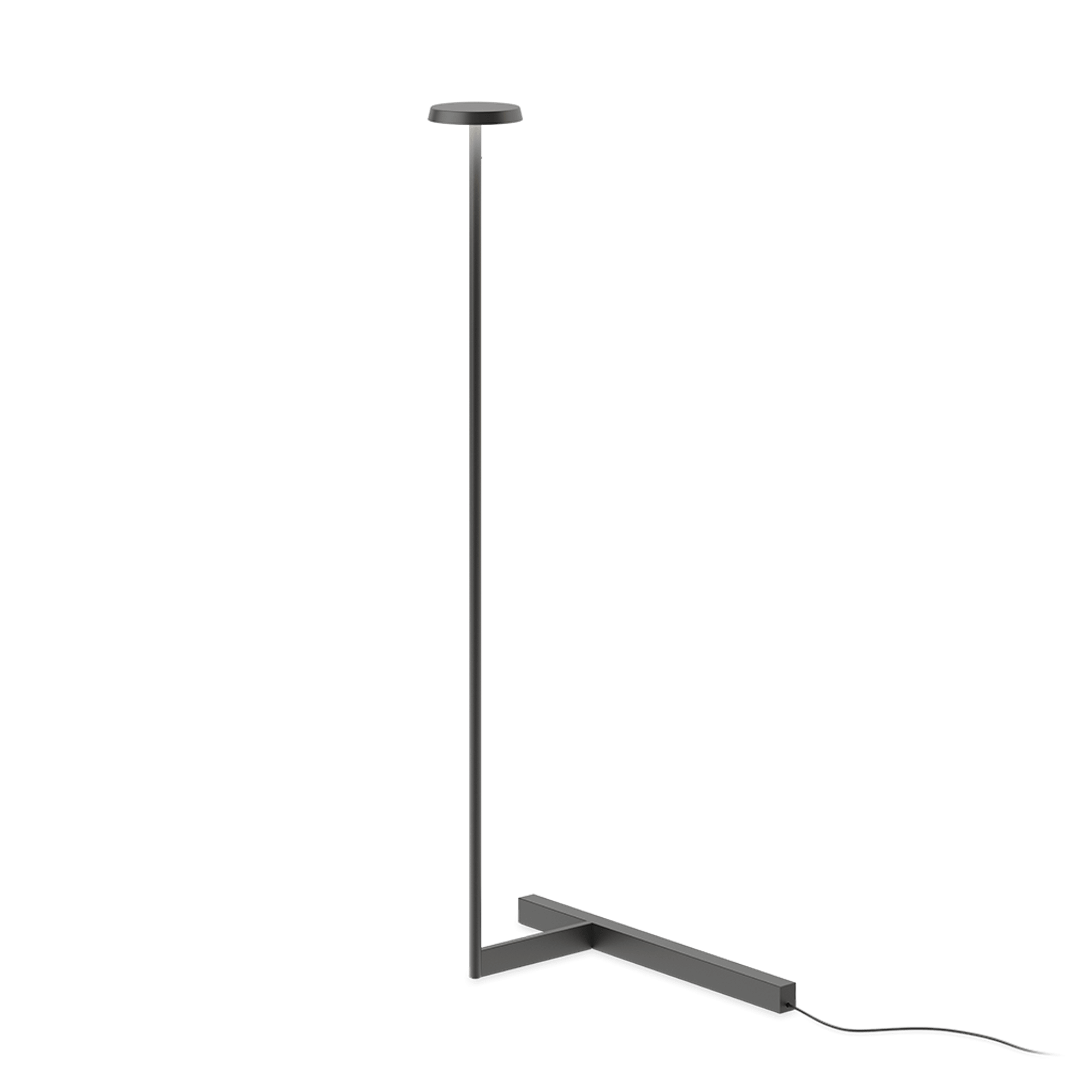 Vibia Flat Floor Lamp 5955 Push Black