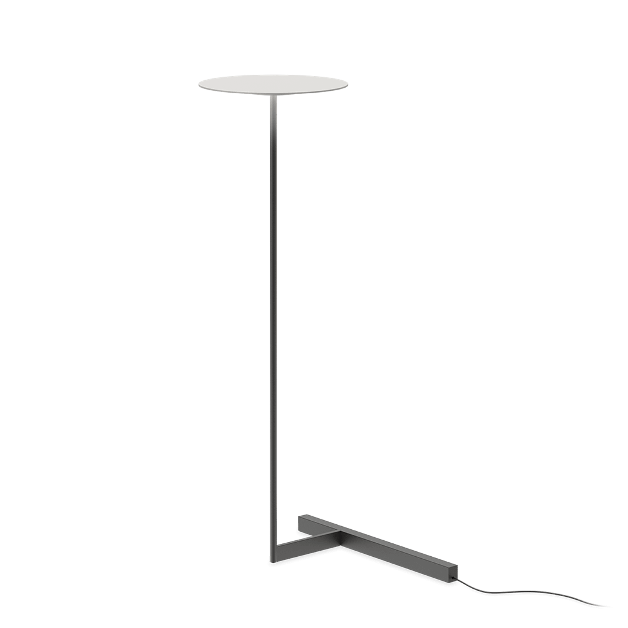 Vibia Flat Floor Lamp 5957 Push Off-White