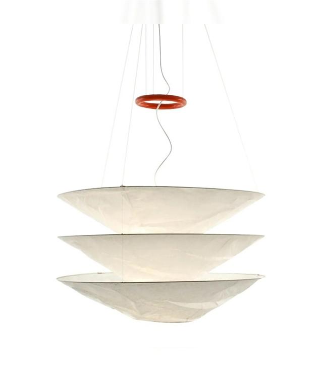 Ingo Maurer Floatation 2 Taklampa Ø100 Vit