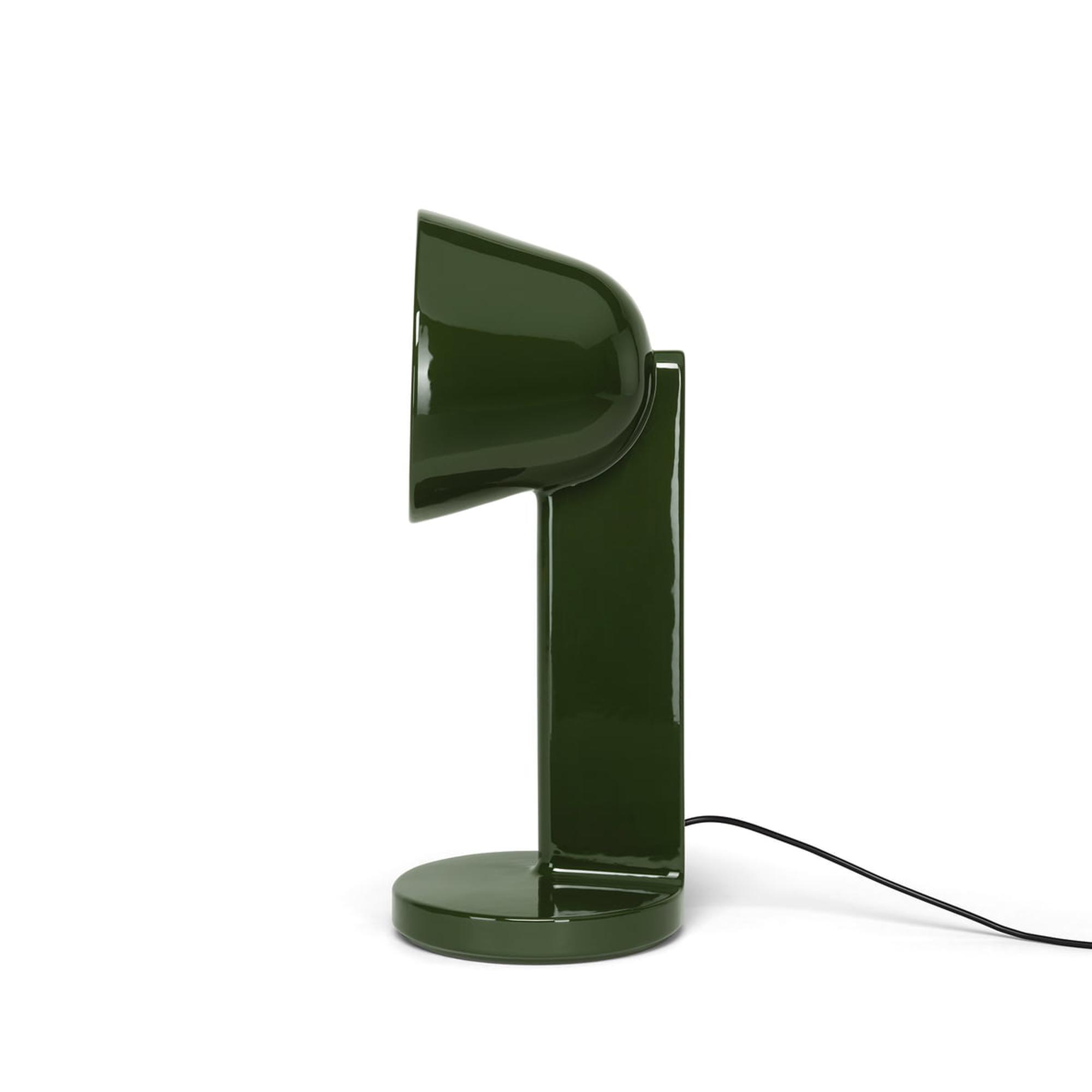 Flos Céramique Side Table Lamp Moss Green