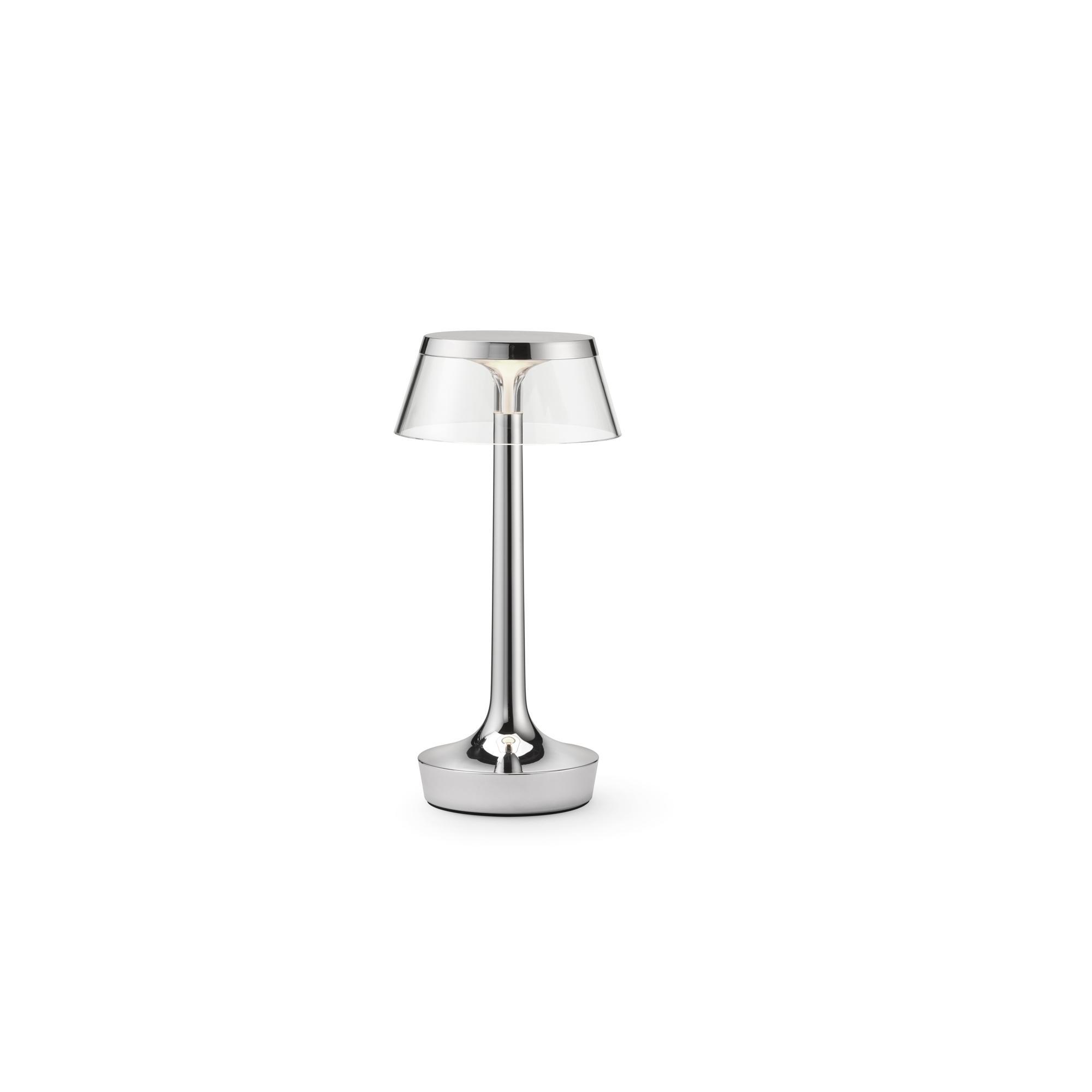 Flos Bon Jour Unplugged Draagbare Lamp Chroom