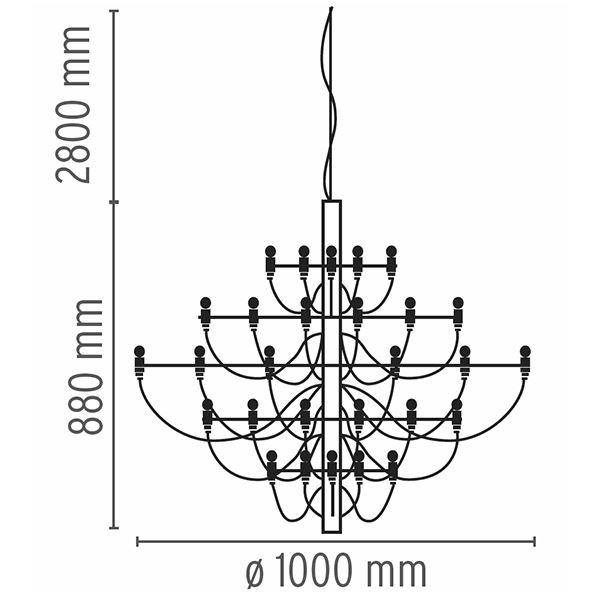 Flos 2097 Stregtegning