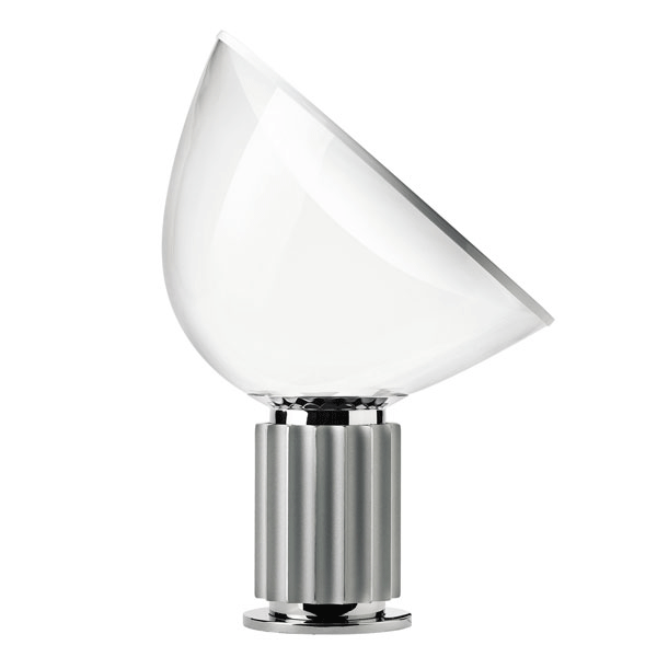 Flos Taccia LED Aluminium med Glas