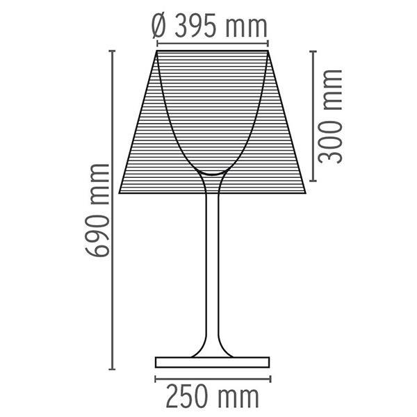 Flos KTribe T2 Stregtegning