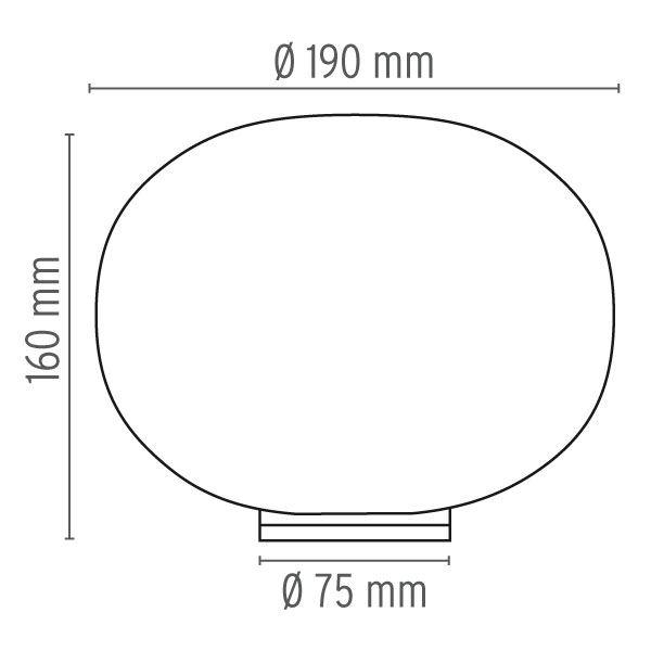 Flos Glo-Ball Basic 0 Stregtegning