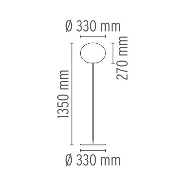 Flos Glo-Ball F1 Stregtegning