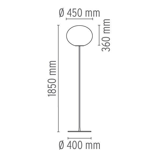Flos Glo-Ball F3 Stregtegning