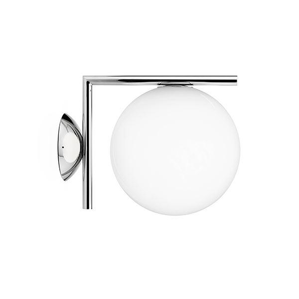 Flos IC C/W 1 Wall Lamp Chrome