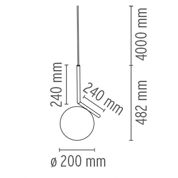 Flos IC S1 Stregtegning