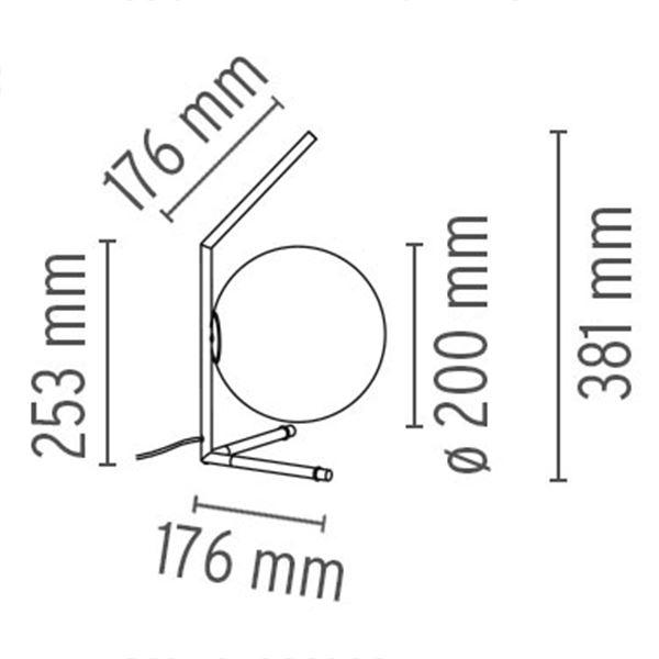 Flos IC T1 Stregtegning