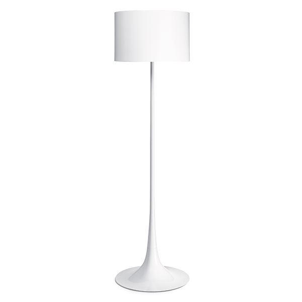 Flos Spun Light F Lampada da Terra Bianco