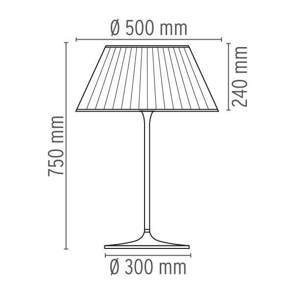 Flos Romeo Soft T2 Stregtegning