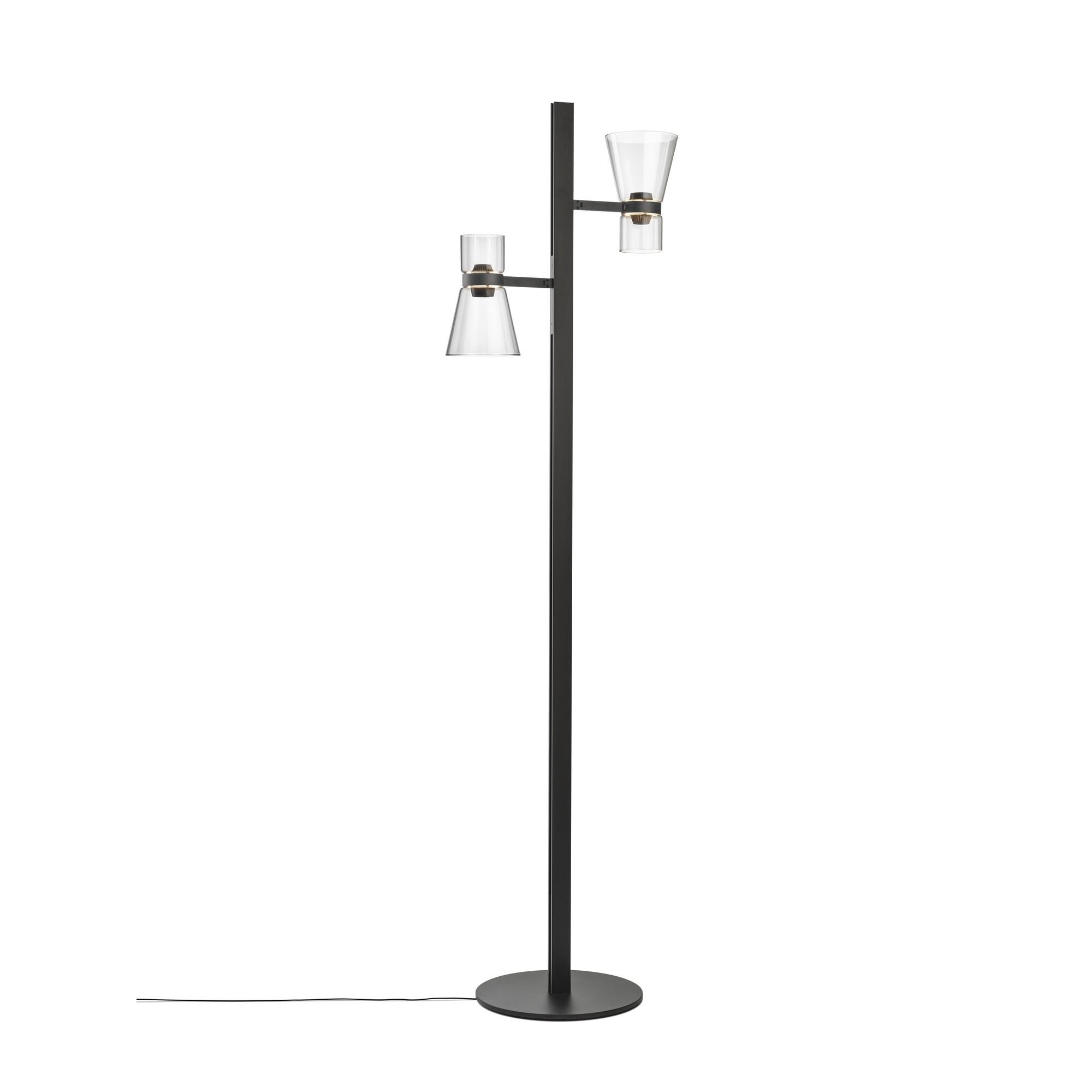 Lampadaire conique Flos Nocturne F2 Noir