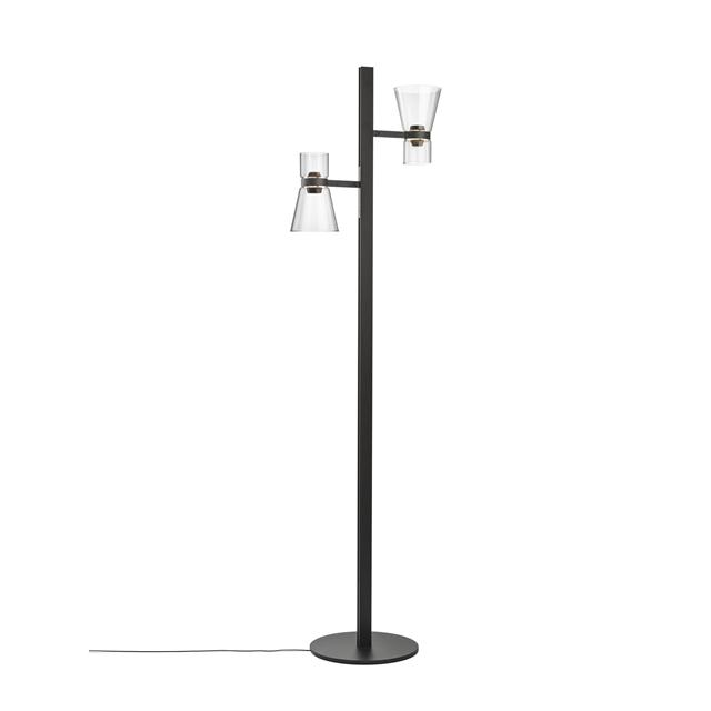 Flos Nocturne F2 Cone Golvlampa Svart