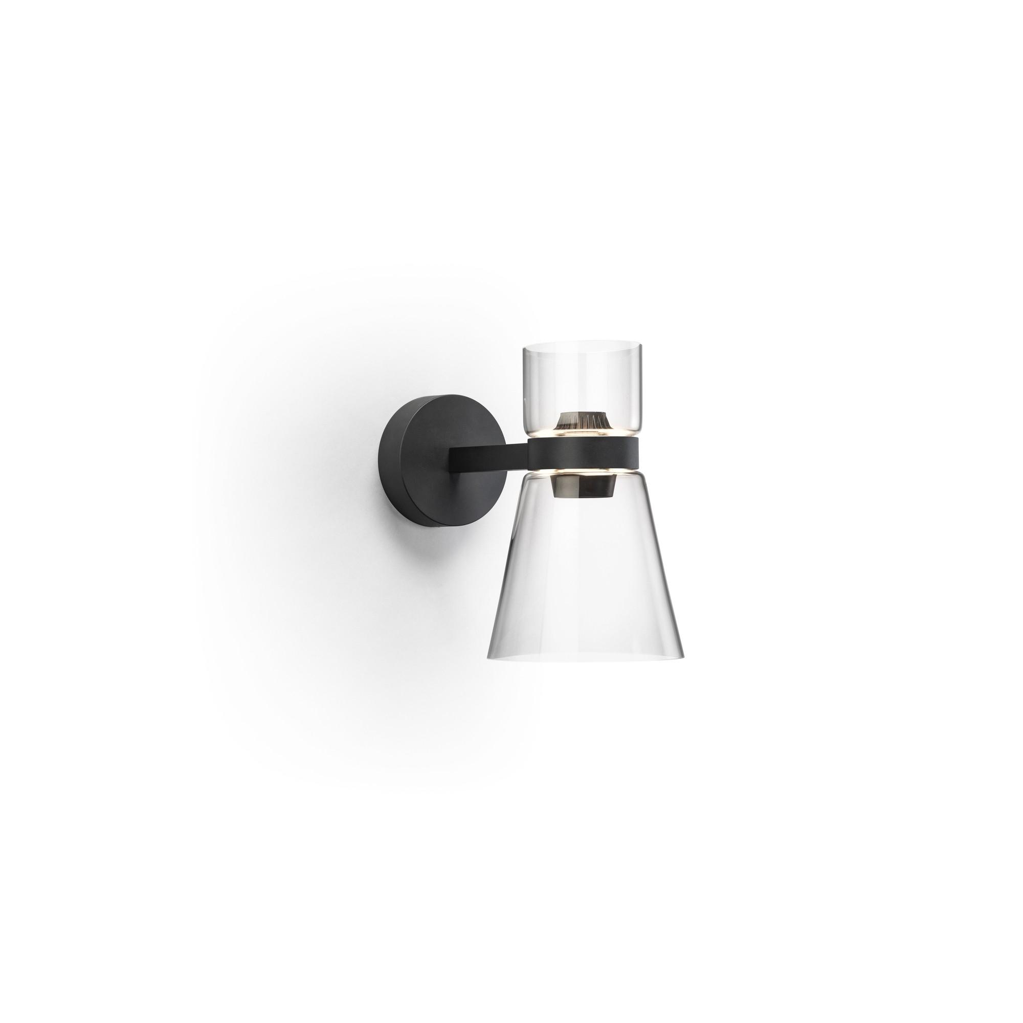 Flos Nocturne kegelvormige Wandlamp Zwart