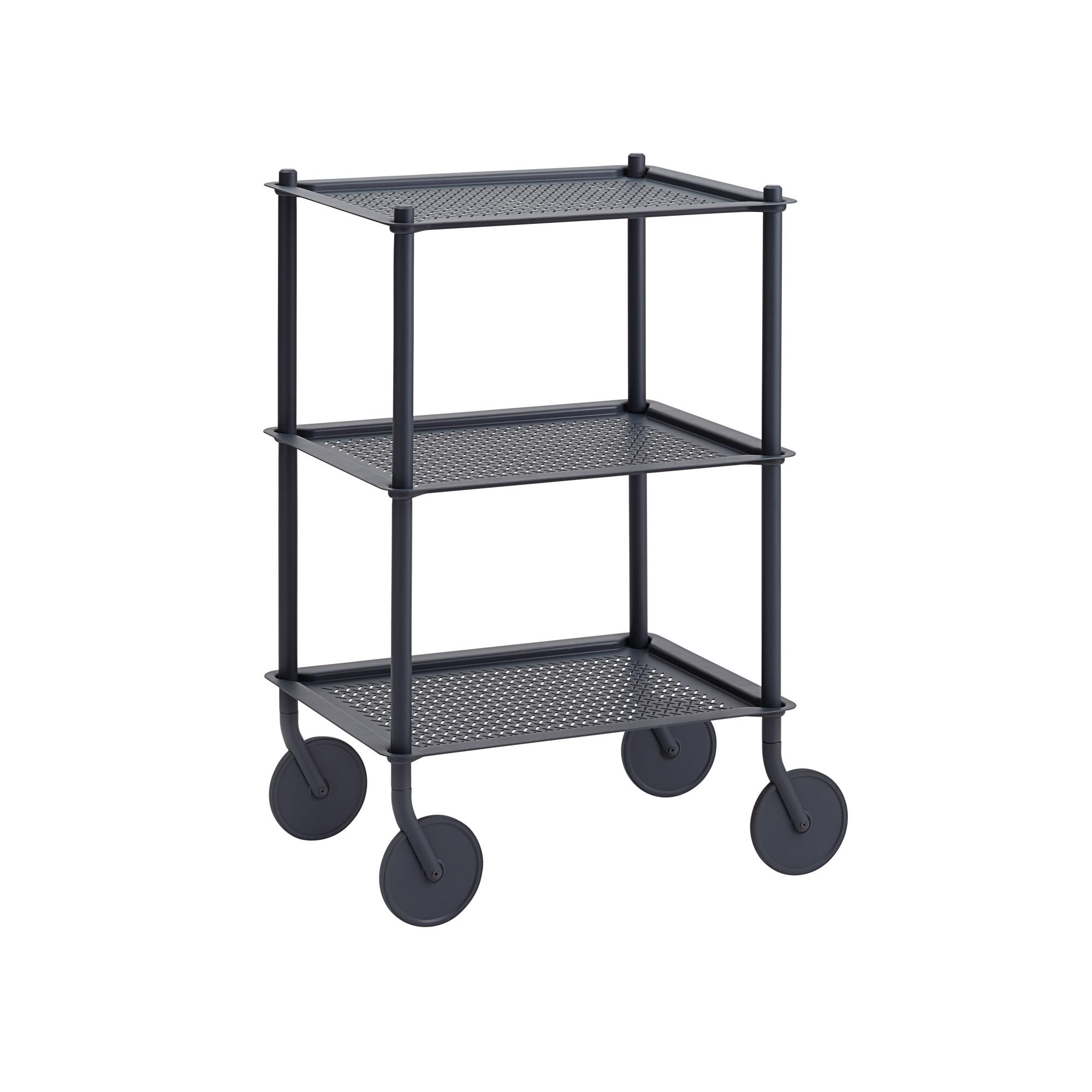 Muuto Flow Trolley 3-Layer Siniharmaa