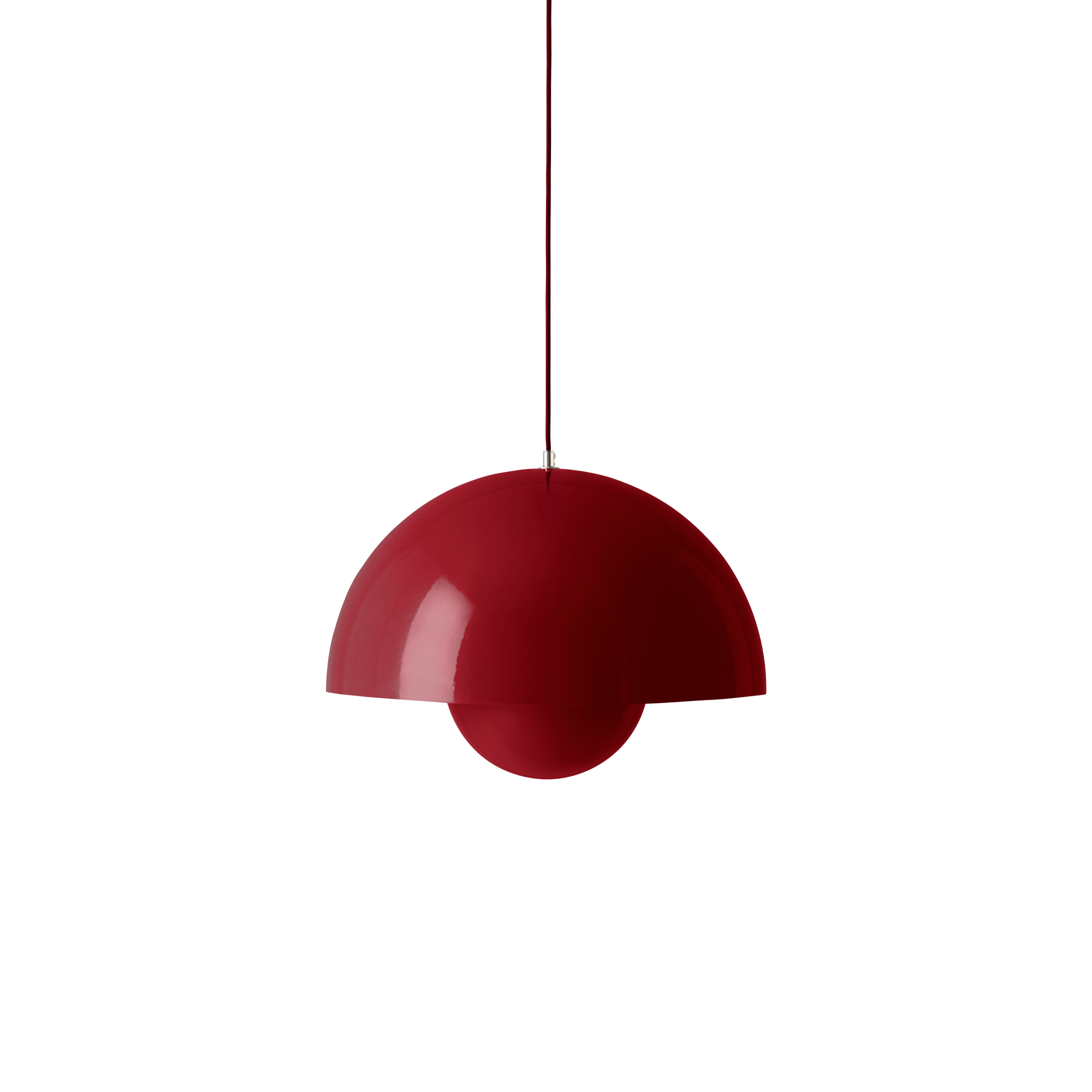 &Tradition Suspension Flowerpot VP2 Rouge Vermillon