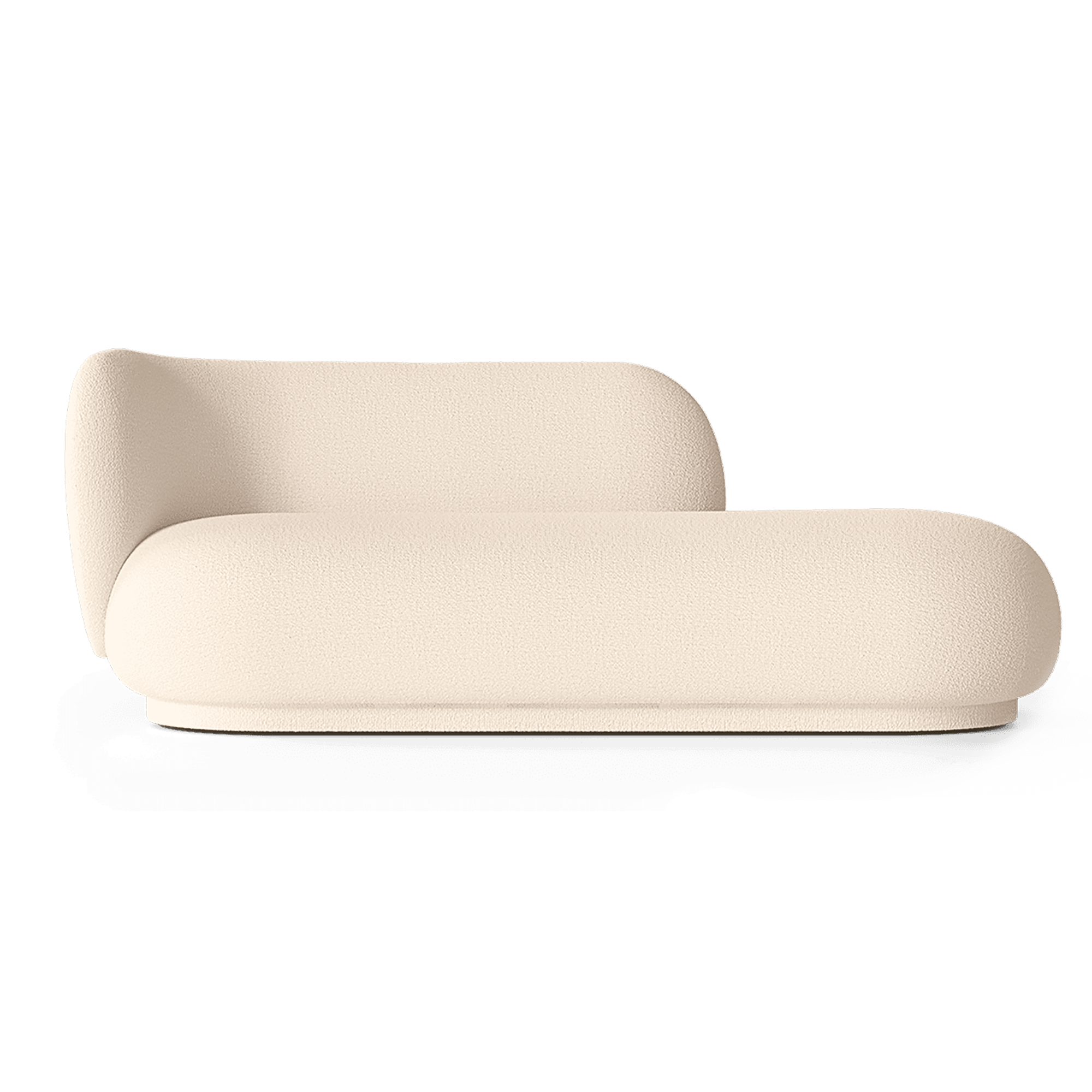 Ferm Living Rico Divan Wool Boucle L Luonnonvalkoinen