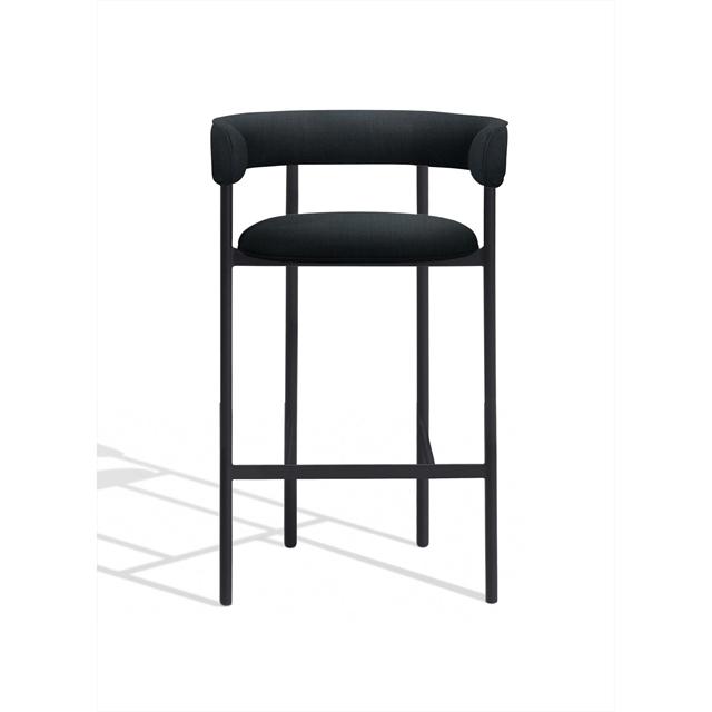 Møbel Copenhagen Font Barstol med Armlæn 65 cm Remix 196/Sort Stel