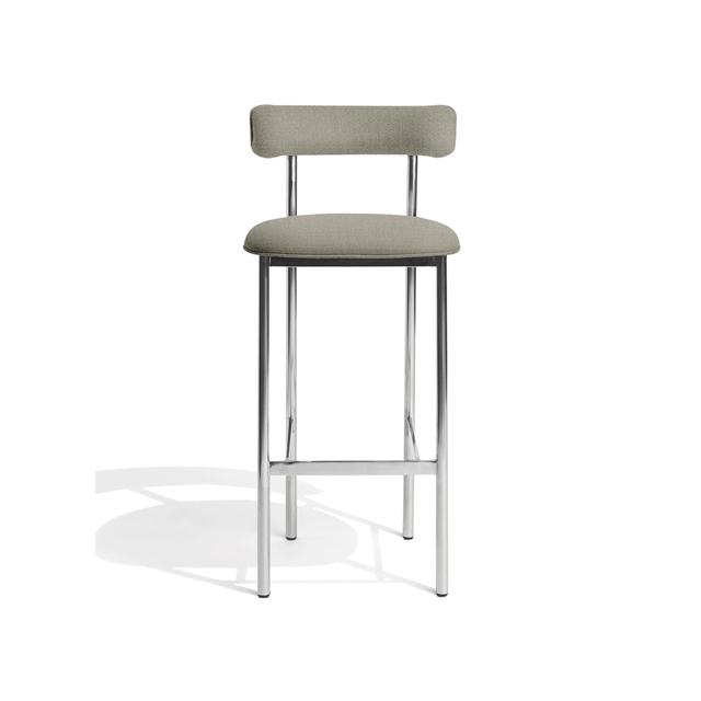 Møbel Copenhagen Font Barstol 65 cm Vidar 222/Poleret Stål Stel