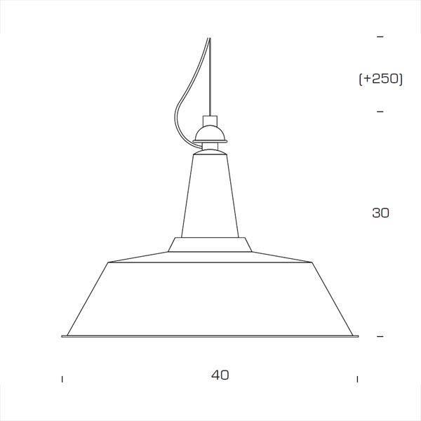 FontanaArte Huna Aluminium Skiss