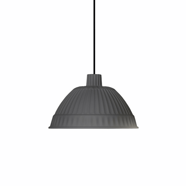 FontanaArte Cloche Pendant Dark Grey