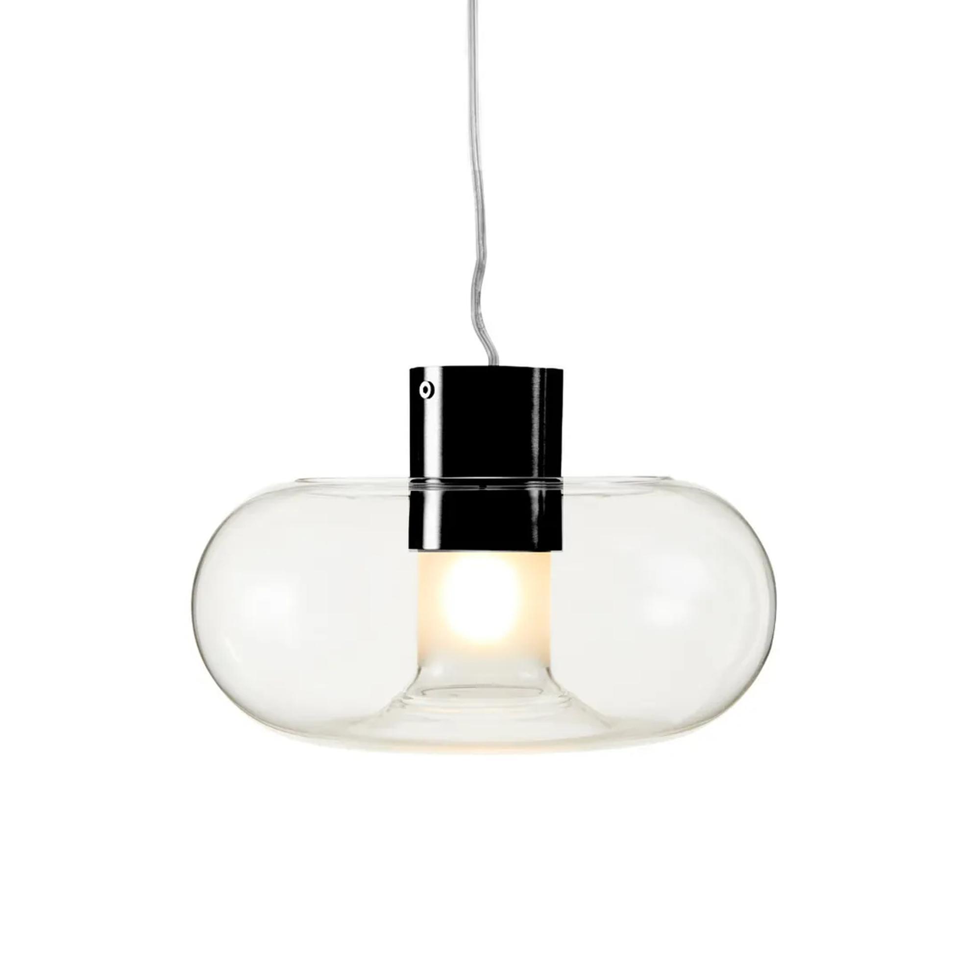 FontanaArte Fontanella Pendant Large Chrome/ Black