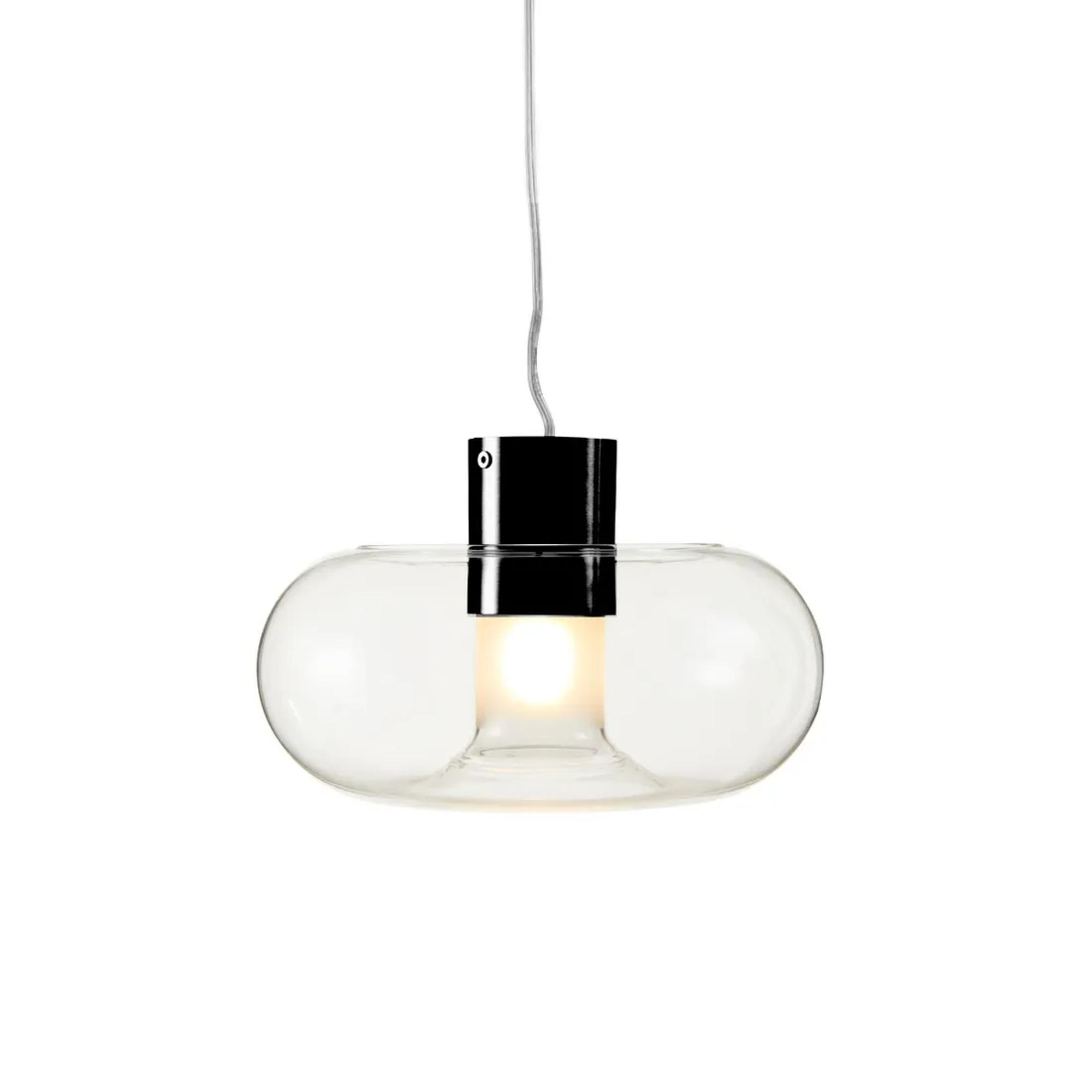 FontanaArte Fontanella Pendant Medium Chrome/ Black