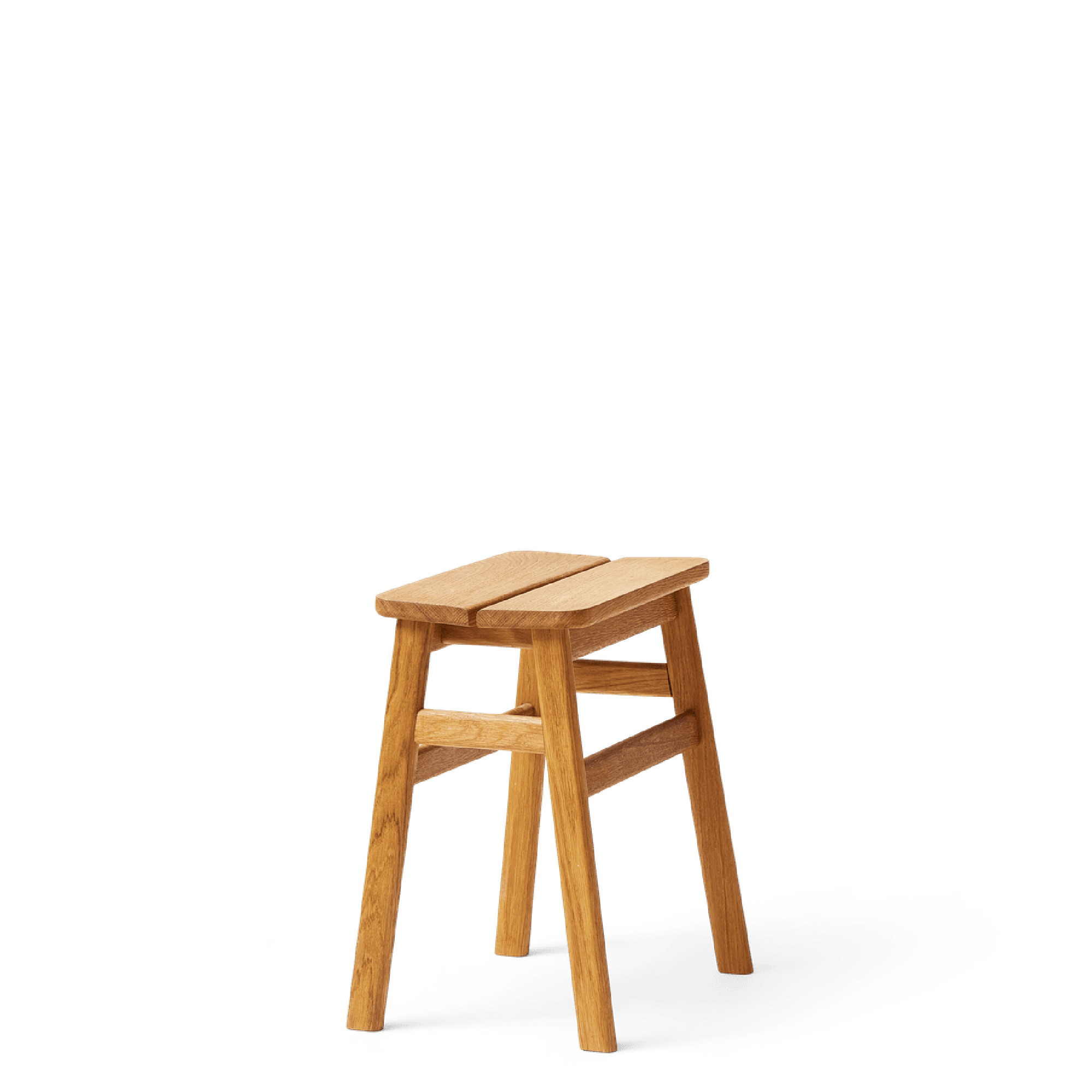 Form & Refine Angle Standard Stool 45 Oak