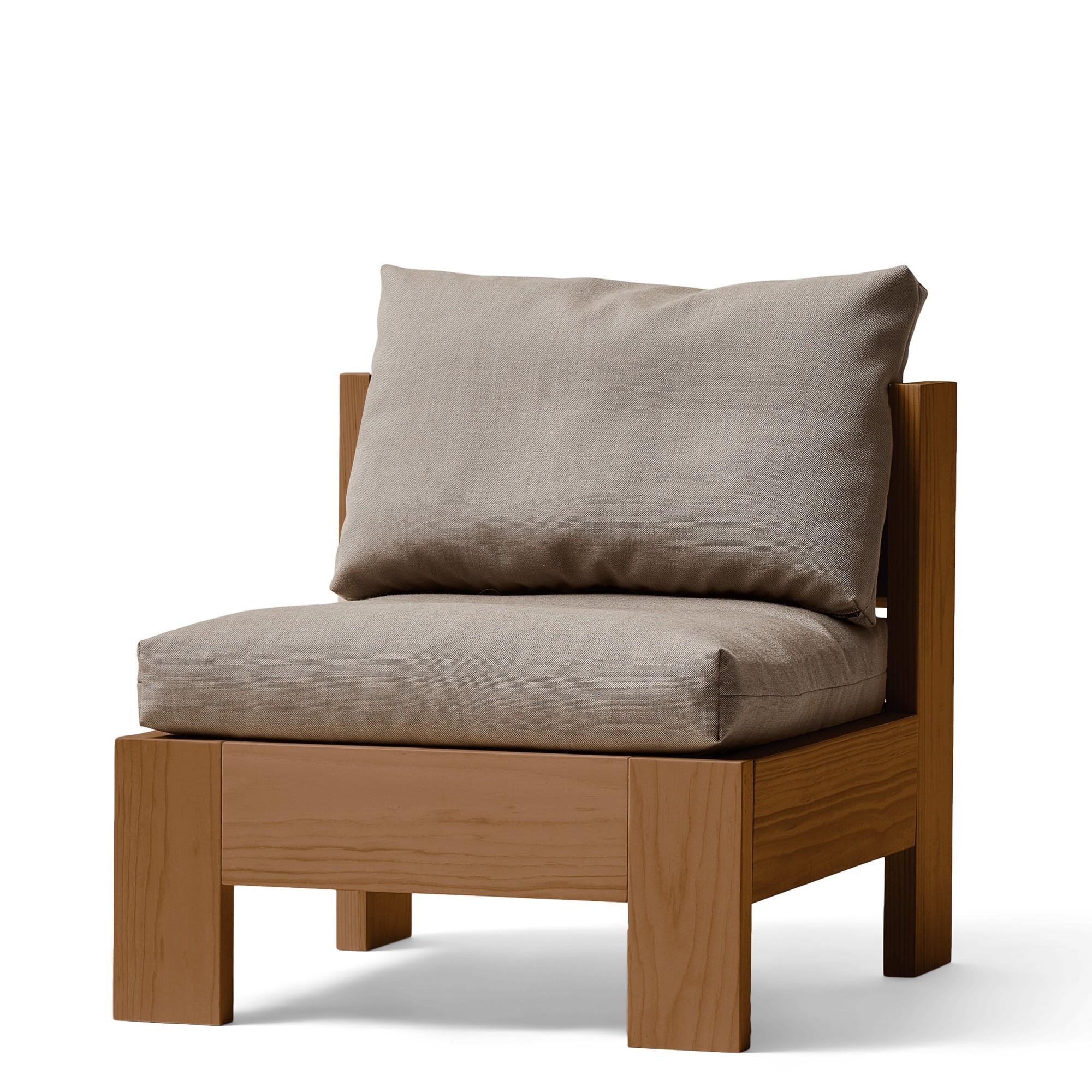 Vorm & Verfijn Icon Fauteuil Bruin Grenen/ Beige