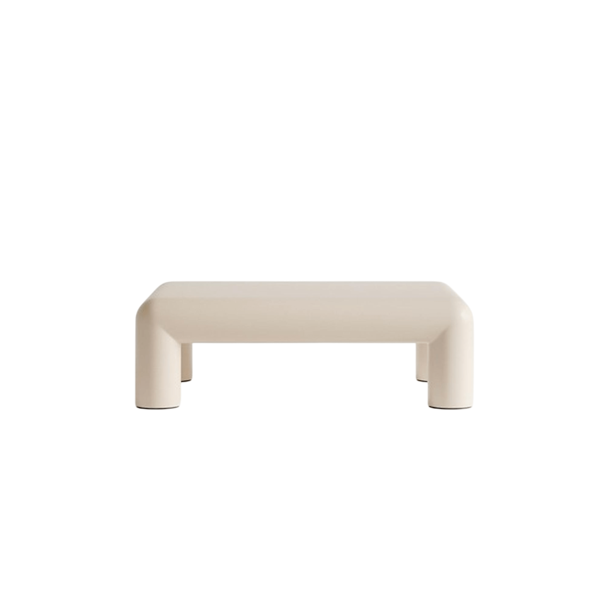 FORMARKIVET Cubio salontafel 110x80 semi-glanzend Beige