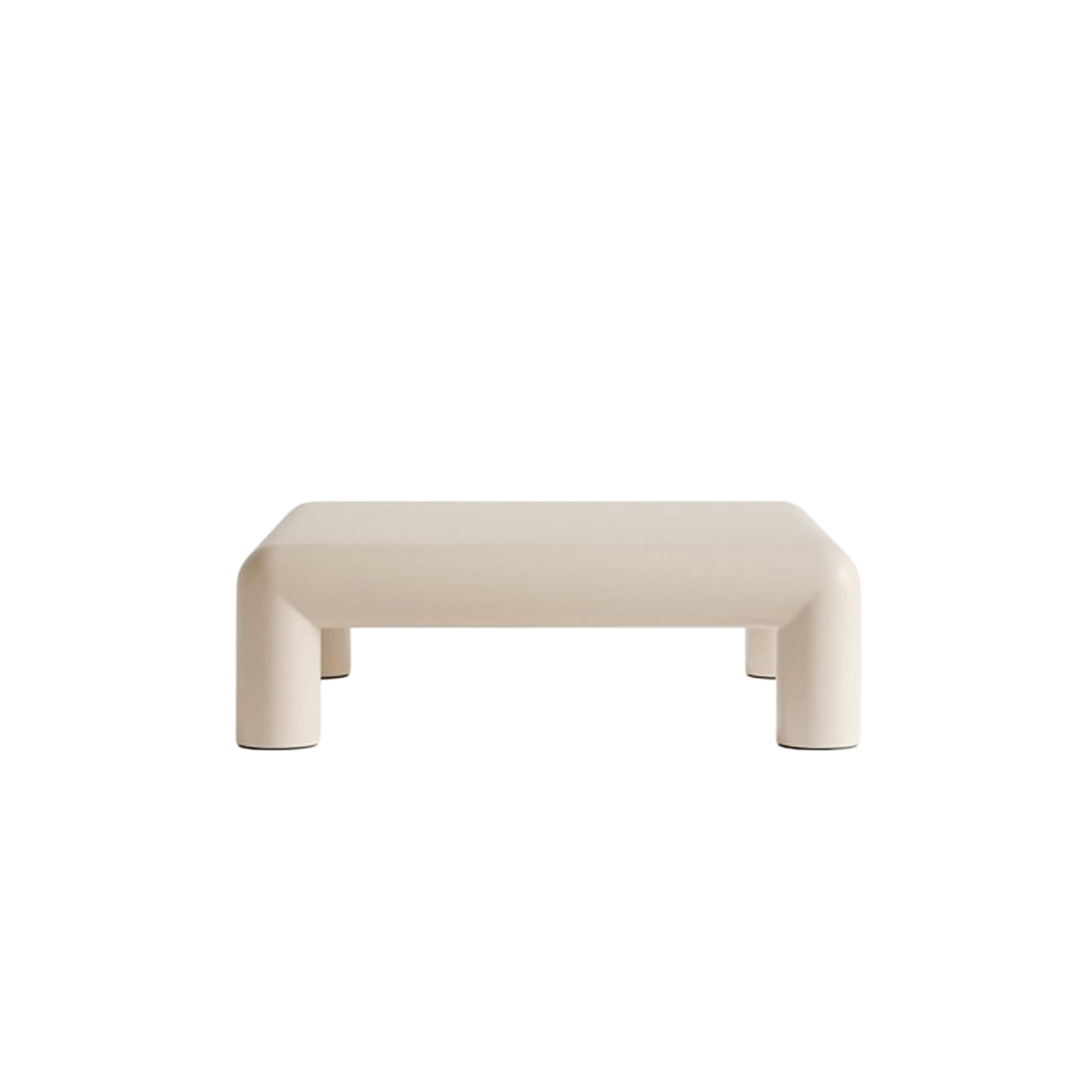 FORMARKIVET Cubio salontafel 110x110 semi-glanzend Beige