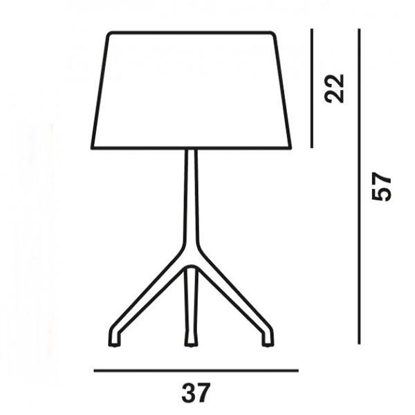 Foscarini Lumiere xxl Stregtegning