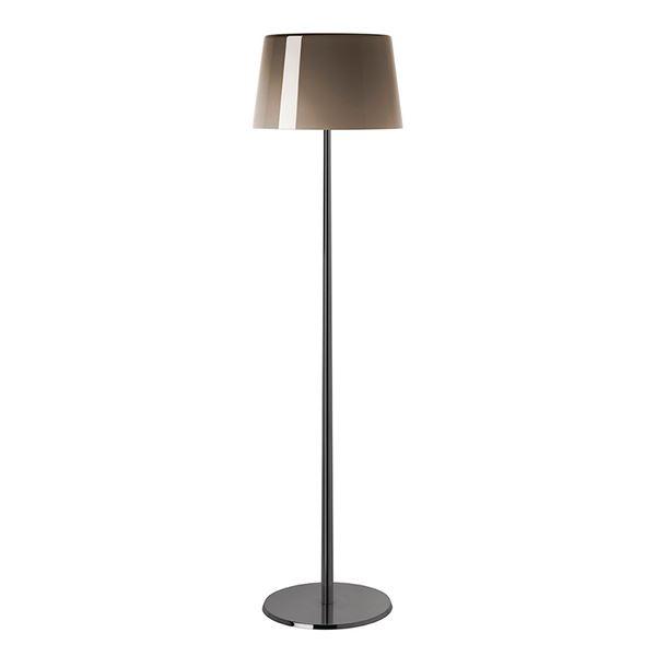Foscarini Limiere XXL Golvlampa Krom & Brun m. dimmer