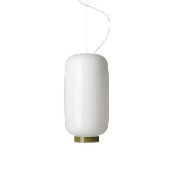 Foscarini Chouchin Reverse Pendant White & Green