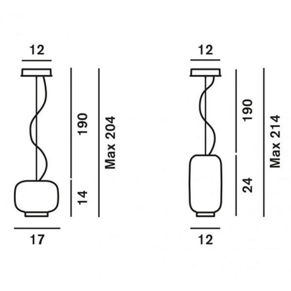 Foscarini Chouchin Tegning