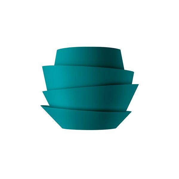 Foscarini Le Soleil Væglampe Turkis m. Lysdæmper