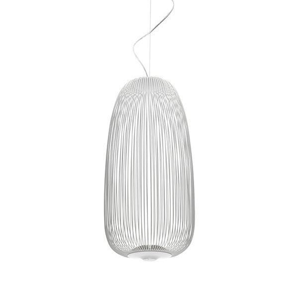 Foscarini Spokes 1 Lampadario Bianco Con Interruttore